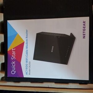 Netgear AC1600 WiFi Cable Modem Router Model C6250